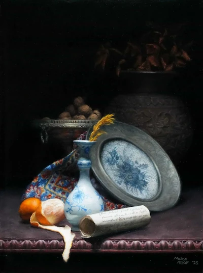 Angel Academy of Art Final Still life project classical oil painting academic
